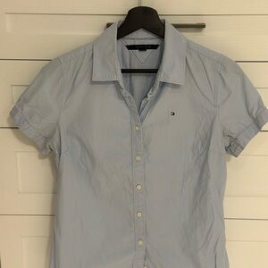 Tommy Hilfiger Blue Collared Shirt